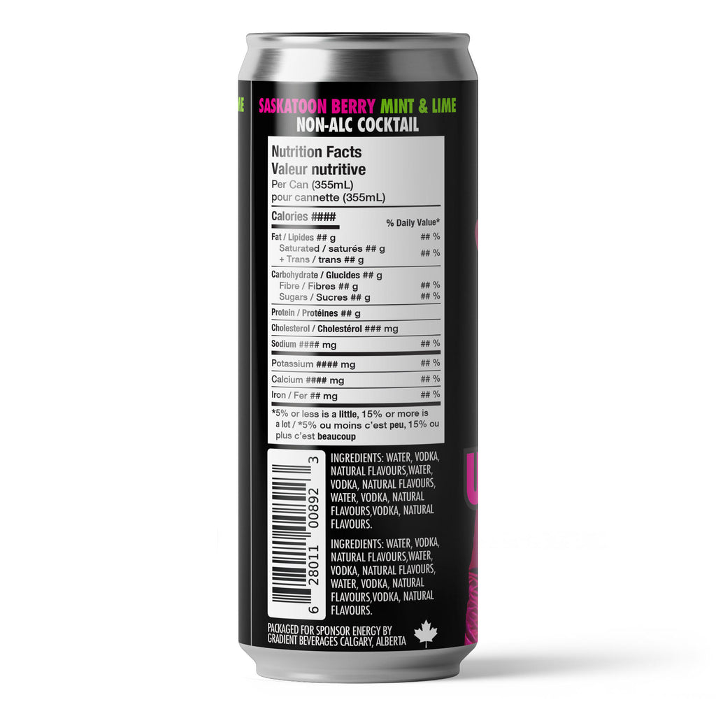 UNSCREWDRIVER SASKATOON BERRY MINT & LIME