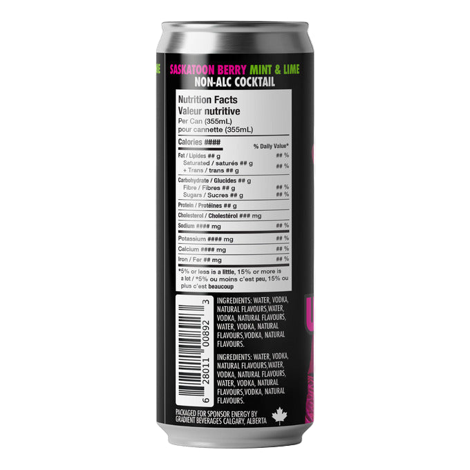 UNSCREWDRIVER SASKATOON BERRY MINT & LIME